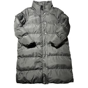 Marc New York Womens XL Black Knee Length Warm Thick Puffer Winter Coat